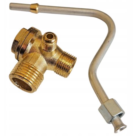Clapet anti-retour 1/2" x 3/8" + Tube de décharge pour compresseur Airpress Specair