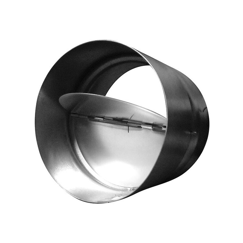Clapet anti-retour 254mm métal , conduit de ventilation
