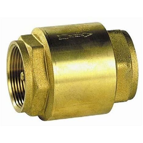 Clapet anti-retour 3/8" - Laiton/Nylon - Femelle/Femelle - 16 bar