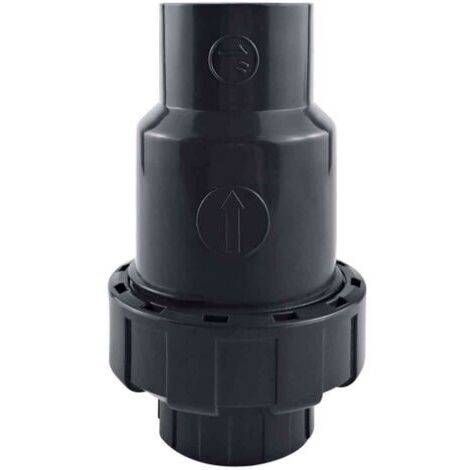 Clapet anti-retour à bille 32 mm clapet anti-retour d'eau en pvc clapet anti-retour vanne de piscine (diamètre intérieur 32mm)