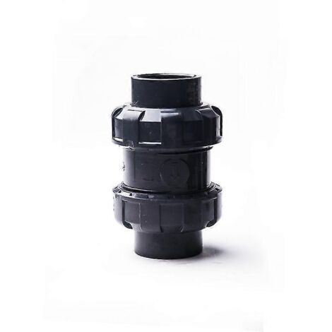 Clapet anti-retour à bille 32 mm pour piscine, clapet anti-retour en PVC (diamètre intérieur 32 mm).