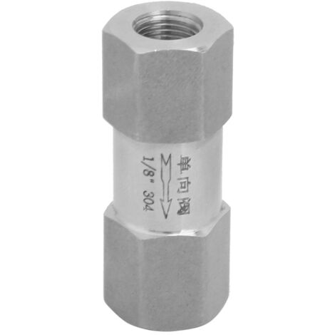 Clapet anti-retour à bille inox 304 1/8 BSPP - Haute température et pression