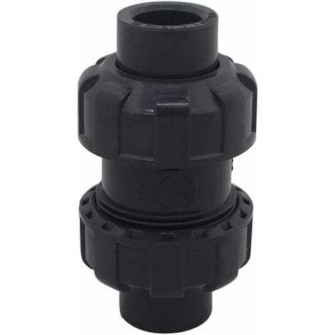 Clapet anti retour a boule 20 25 32 40 50 63mm clapet piscine clapet antiretour anti refoulement pvc vanne soupape anti retour (Diamètre intérieur 32mm)