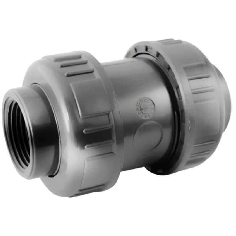 Clapet anti-retour à ressort pvc pression à visser femelle 20x27, PN16
