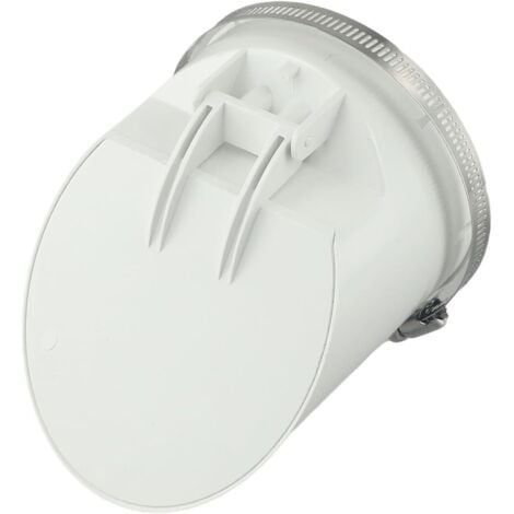 BLUEDEER Clapet anti-retour, clapet anti-refoulement d'égout, barrière anti-rats en PVC, anti-odeur et anti-insecte, filtre de tuyau d'eau de pluie (110 mm)