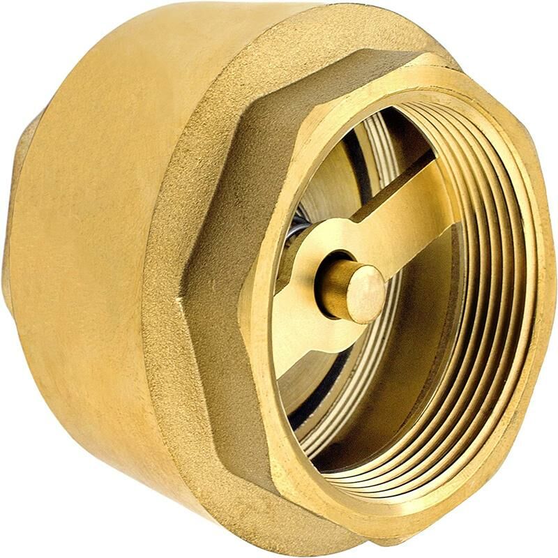 Clapet anti-retour de 1 pouce en laiton de haute qualité robuste, antirouille et étanche pour une pompe, une fontaine, une machine à laver, un
