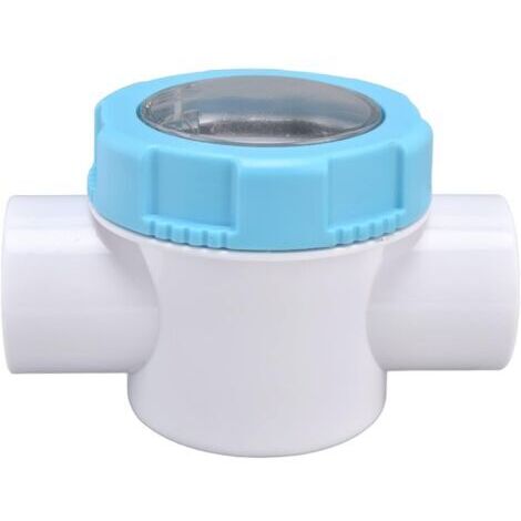 Clapet anti-retour de piscine, multi-usages G1-1/2 Clapet anti-retour de sécurité en PVC pour piscine 50 mm Clapet anti-retour avec lentille de perspective Accessoires de filtre de piscine pour spa