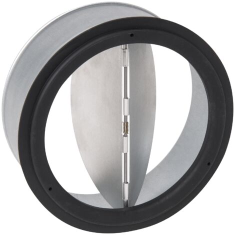 clapet anti-retour - diamètre 150 mm - en acier galvanisé - avec joint mousse - aldes 11094683