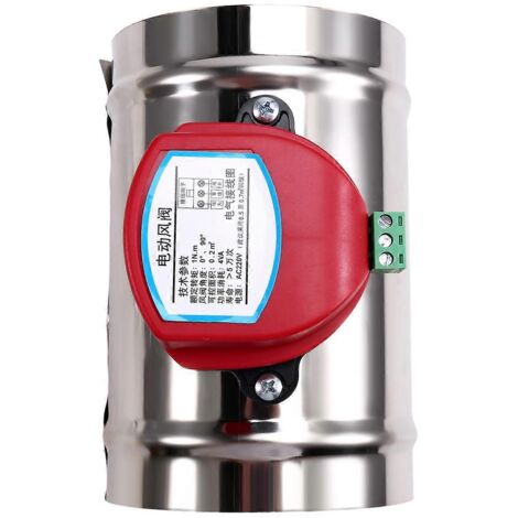 Clapet anti-retour électrique 220 V, vanne pneumatique électrique pour tuyau de 4 pouces (100 mm)