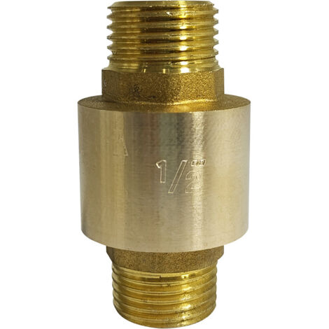 Clapet anti-retour en laiton 1'' (26 x 34 mm) – Filetage plomberie pour systèmes d'irrigation – Prévention reflux d'eau