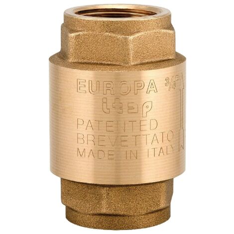 Clapet anti-retour Europe gr 3/4" - 25 bar Art.100 anti-retour en laiton