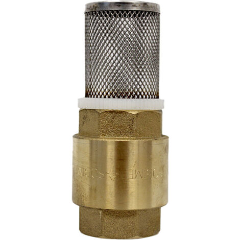 Clapet anti-retour Femelle-Femelle 1'' (26/34) + Filtre Inox (crépine) 1'' (26/34) - Sans ACS