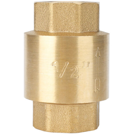 Clapet anti-retour laiton fileté haute précision pour eau, gaz, huile (G1/2")