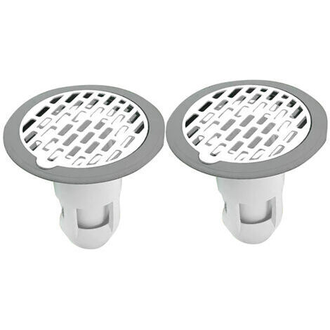 Clapet anti-retour pour bonde de douche/lavabo - Canal central - Anti-odeurs - Pour cuisine, salle de bain - Clapet anti-retour pour canalisation de salle de bain - Joint d'étanchéité pour bonde de so