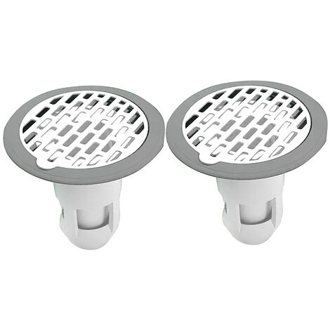Clapet anti-retour pour évier de douche - Noyau de canal - Anti-odeurs - Pour cuisine, salle de bain - Clapet anti-retour pour tuyaux de salle de bain - Joint d'évacuation de sol (2)