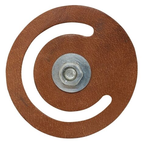 Clapet anti-retour pour pompe à bras murale Type 60 – Joint en cuir – Diamètre extérieur 83 mm – Résistant à l'usure et étanche – Puteus