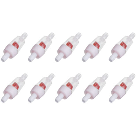 Clapet anti-retour pour tuyau d'oxygène, compatible avec les pompes à air pour aquarium (diamètre intérieur 4 mm).