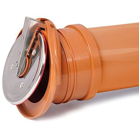Clapet anti-retour 110mm – Polypropylène haute qualité – Protection contre inondations et rongeurs – Installation sur tuyaux d'eaux usées – Karmat