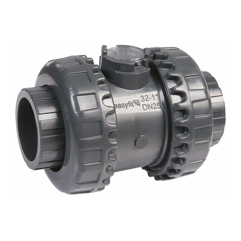 Girpi - Clapet anti-retour pvc pression noir - diamètre 32 mm