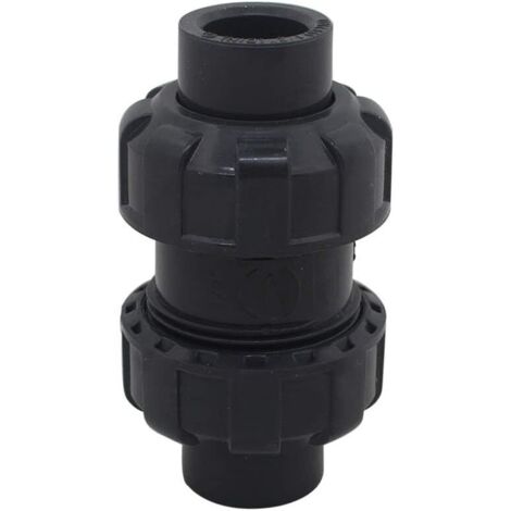 Clapet anti-retour sphérique pour piscine, clapet anti-retour en PVC (diamètre intérieur 50 mm)