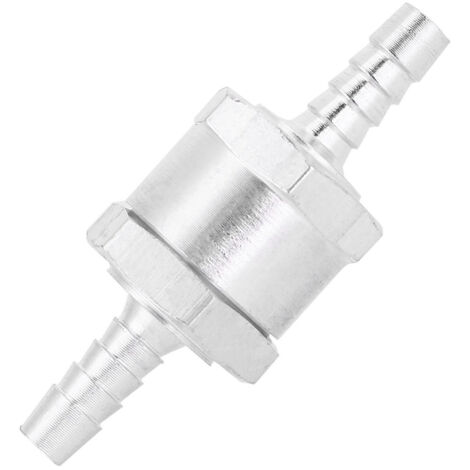 Clapet anti-retour unidirectionnel en aluminium pour carburant essence 6 mm