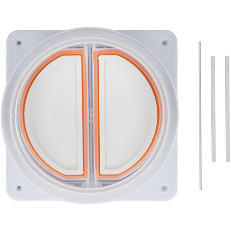 Clapet anti-retour universel ABS pour hotte de cuisine - Étanche et anti-odeurs