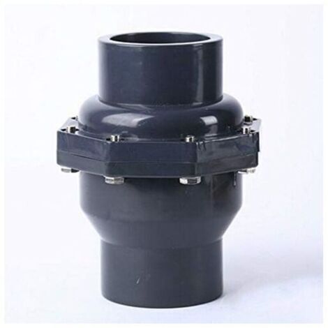 Clapet anti-retour, vanne de vidange, clapet de non-retour en PVC, diamètre intérieur 50 mm, DN40 (diamètre intérieur 50 mm)