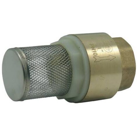 Clapet corps laiton avec crépine inox 304 3/4''