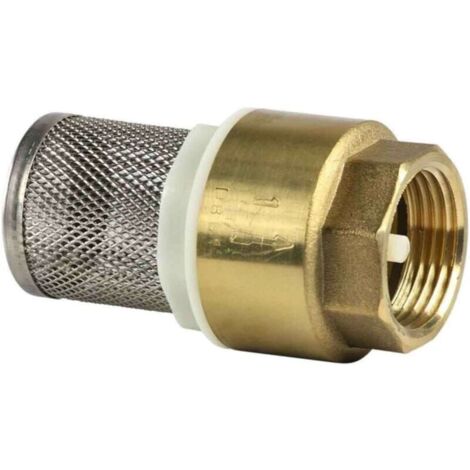 Clapét crépine laiton "york" 2 pouces pour pompage arrosage -vanne de base en cuivre pour pompe à eau