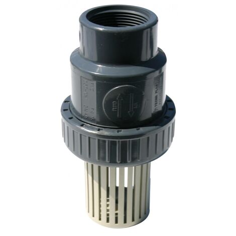 CLAPET + CREPINE PVC VRF FEMELLE 1''1/4 RENSON