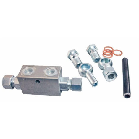Clapet de blocage double L 255 MM pour barre de poussée