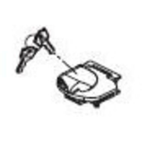 CLAPET DE DEVERROUILLAGE NUPI AVEC CLES FADINI