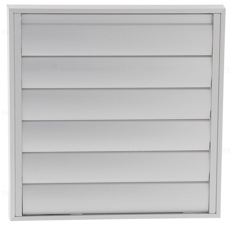 Clapet de facade universel en aluminium naturel-246X246 mm D2257 Novy