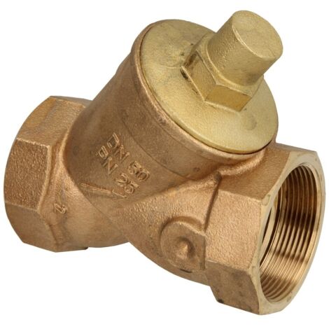 Clapet de retenue 2’’,  laiton rouge pression d'ouverture 40 mbars