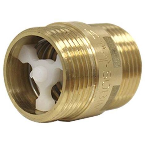 Clapet de retenue Mâle-Mâle 1/2'' (15/21) - Sans ACS
