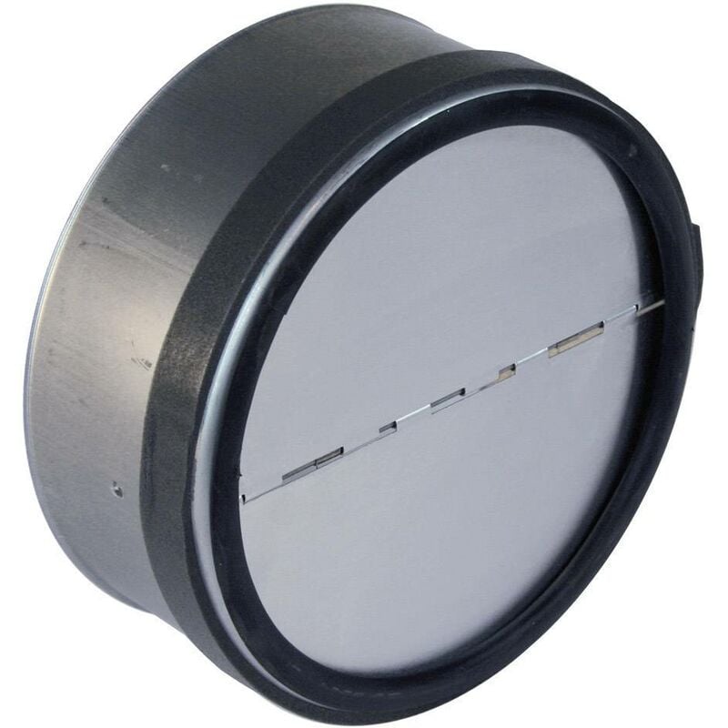 Clapet anti-retour avec joint en caoutchouc Convient pour ø de tube: 15 cm Wallair N35987 galvanisé