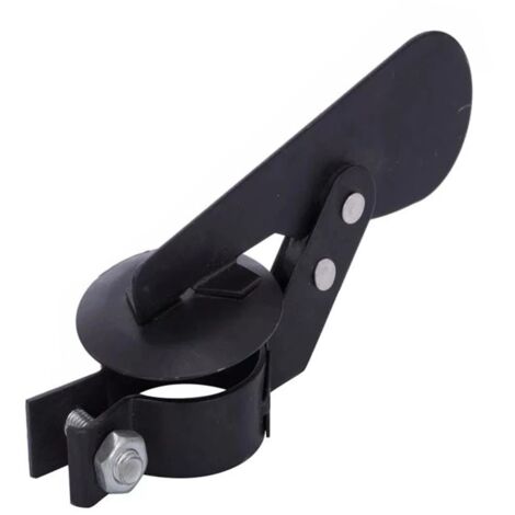 Clapet d'Échappement Tracteur - Capuchon de Pluie et de Protection pour Pot d'Échappement - 50 mm - Compatible avec les Tracteurs à Gazon - Noir