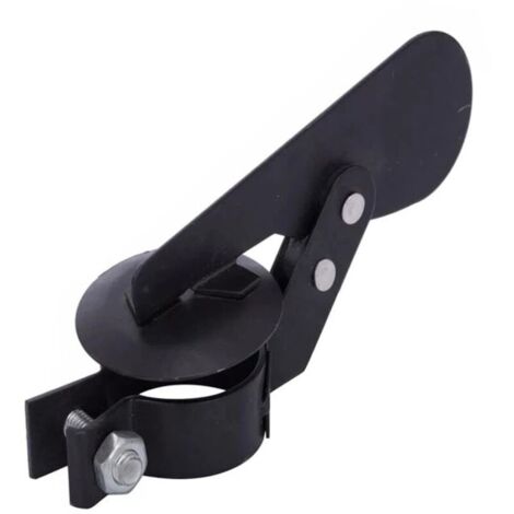 Clapet d'Échappement Tracteur - Capuchon de Pluie et de Protection pour Pot d'Échappement - 50 mm - Compatible avec les Tracteurs à Gazon - Noir