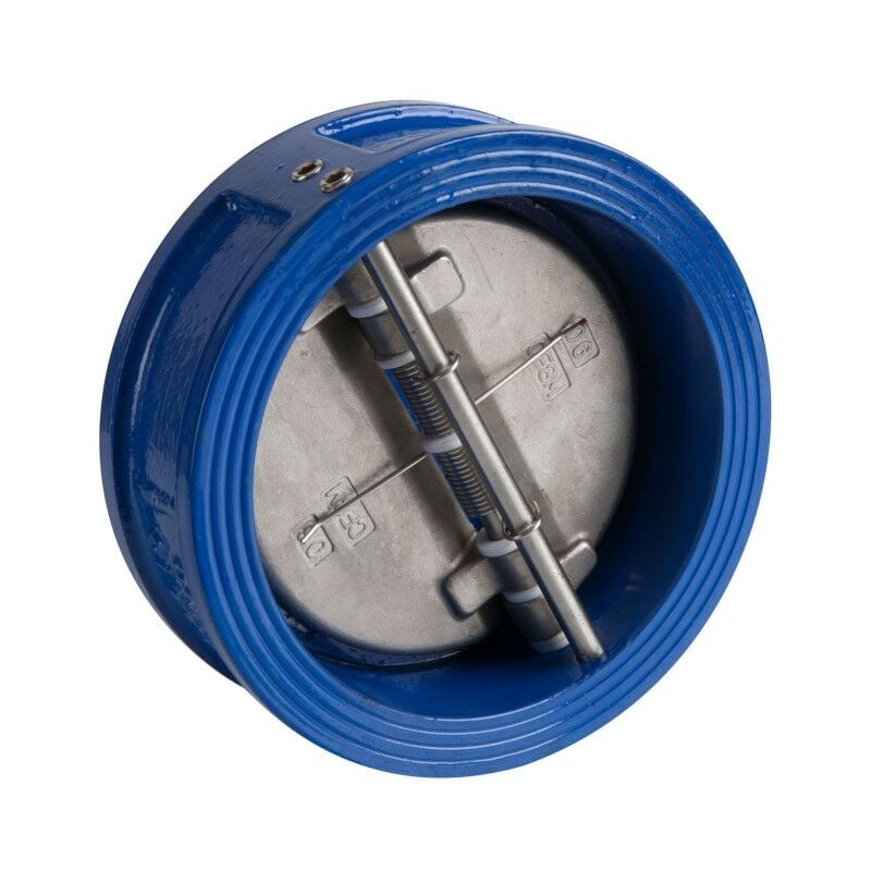 Sferaco - 370150 Clapet double battant DN150 - Fonte - Bleu