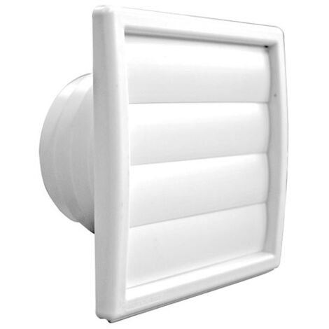 Clapet extérieur à volets blanc 100 à 130mm - AUTOGYRE