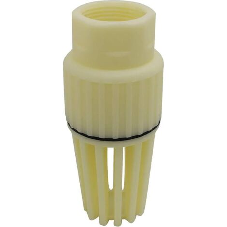 Clapet pied clapet anti retour avec crepine 1/2 3/4 1 1-1/4 1-1/2 2 3 4 pouce clapet antiretour pvc filtre piscine pompe aspiration (1 pouce)
