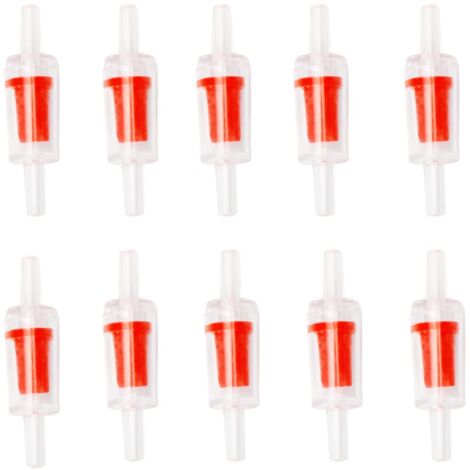 Clapets Anti-Retour de Pompe à Air d'aquarium, Aquarium Pompe à Air Clapets Anti-Retour, Aquarium One Way Check Valve(10pcs)