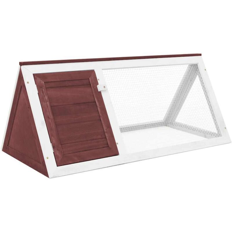 Clapier Marron Bois Vidaxl