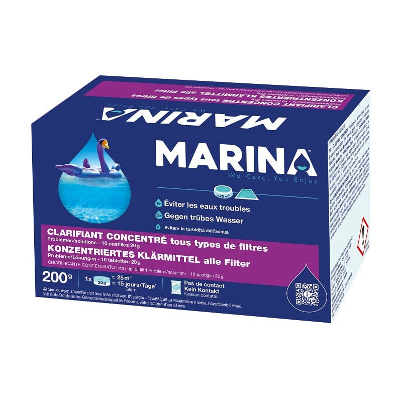 Marina - Clarifiant concentré Floculant universel Pastilles 200g