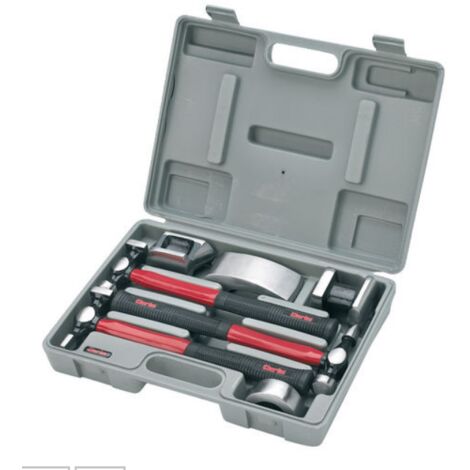 CLARKE BODY PANEL DENT REPAIR TOOL KIT FIBRE 7PC CAR BODY BEATING HAMMERS CPB7C