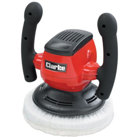 CLARKE CAR POLISHER 110W 10"" ORBITAL POLISHING DETAILING MACHINE BUFFER CP254