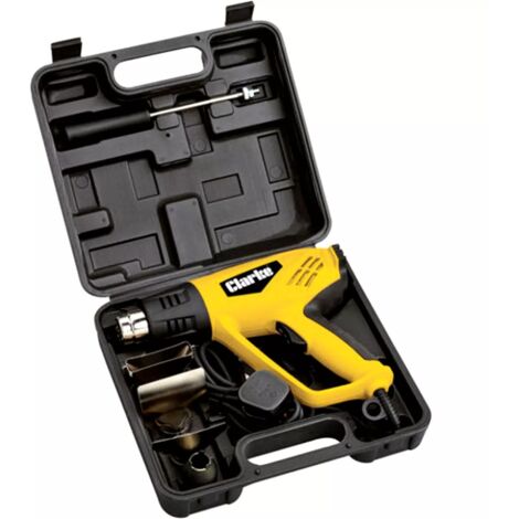 CLARKE HEAT GUN 2000W HOT AIR PAINT WALLPAPER STRIPPER REMOVER 230V CHG2000C