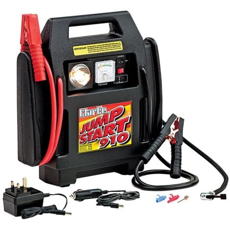CLARKE JUMP STARTER & AIR COMPRESSOR 12V 900A BATTERY BOOSTER CHARGER JS910