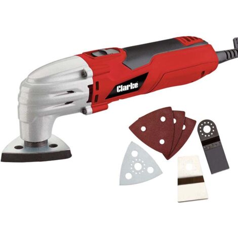 CLARKE MULTI TOOL 220W OSCILLATING QUICK RELEASE SANDER CUTTER SCRAPER CMFT220