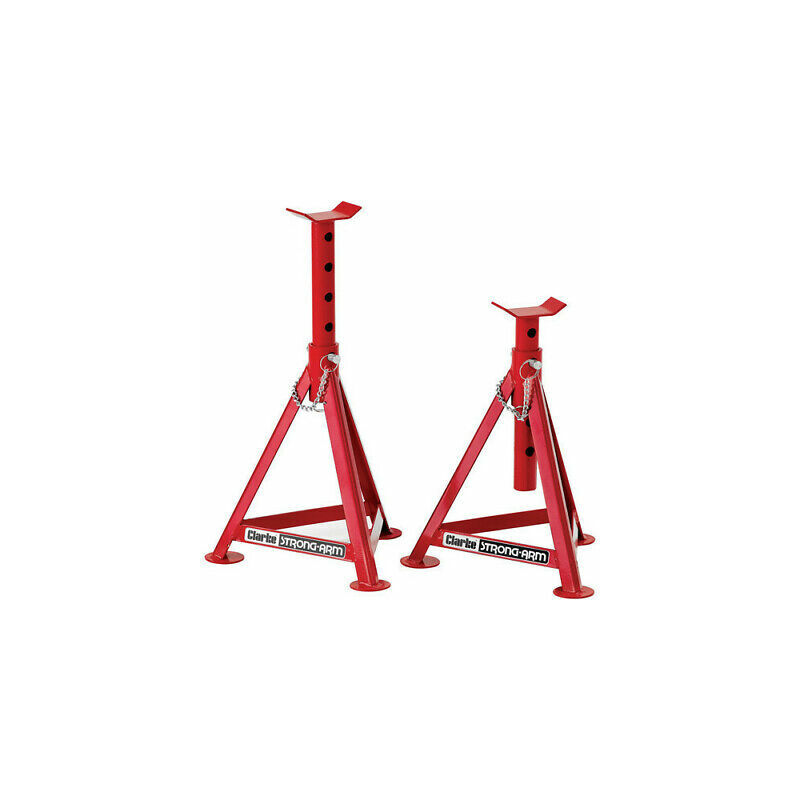Clarke - professional 3 ton three tonne fixed axle stand stands lift jack CAX3TP